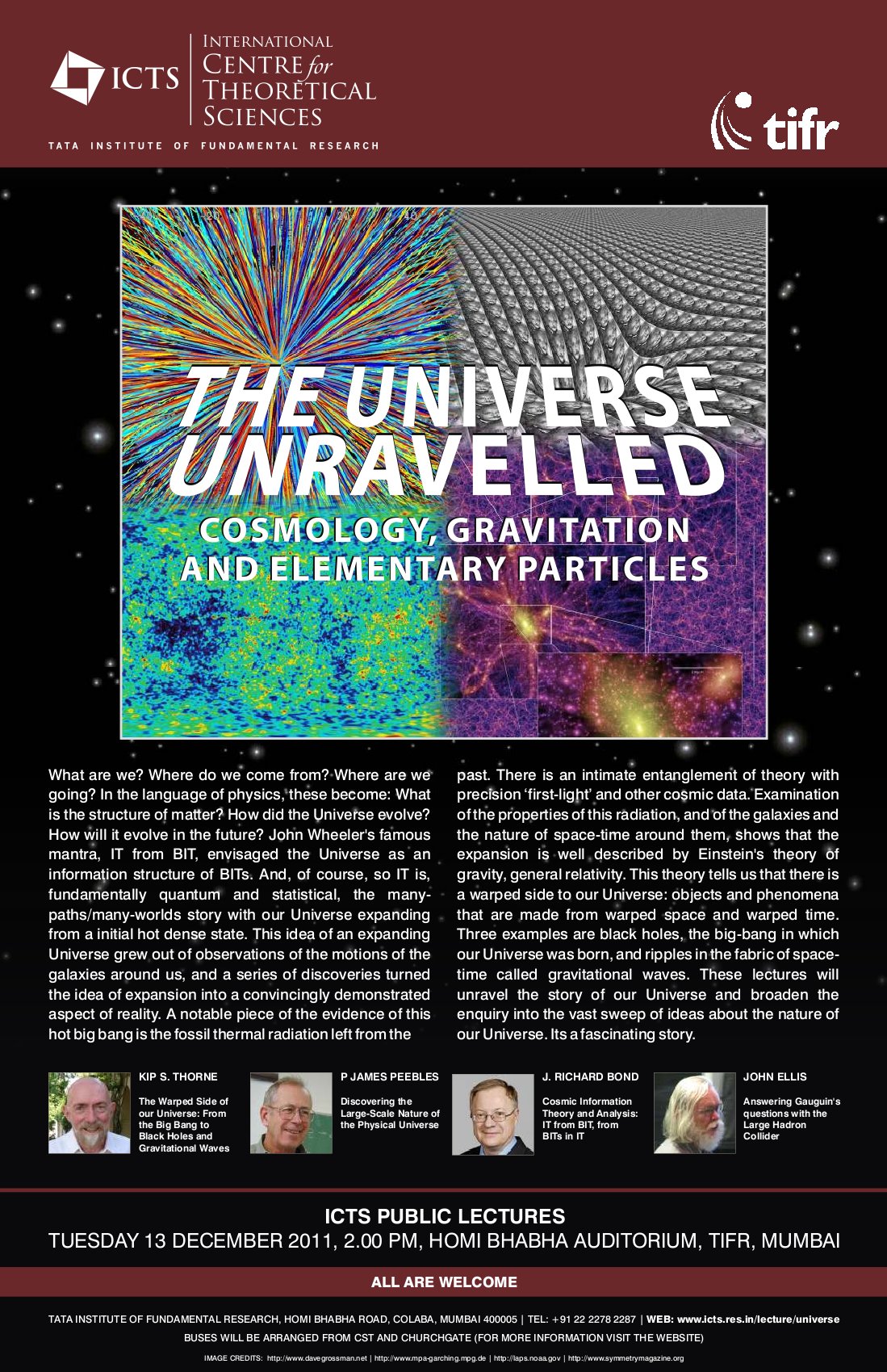 The Universe Unravelled Comology, Gravitation and Elementary Particles ...